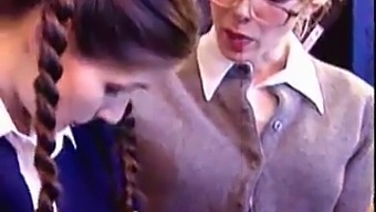 Teacher And Student Indulge In Lesbian Passion