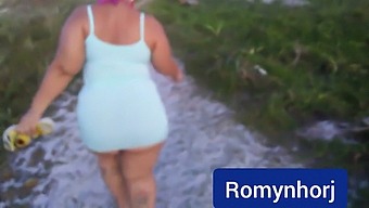ประสบการณ์ครั้งแรกของ Romynhorj ใน Sao Paulo และความเพลิดเพลินหลังชายหาดกับสตรอเบอร์รี่ Rj หลังเวที