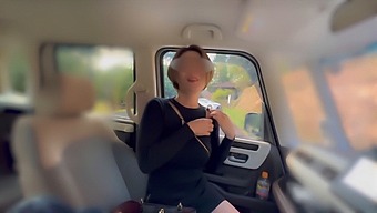 Big Natural Tits Bounce During Outdoor Handjob And Cumshot