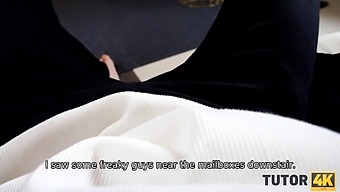A Humorous College Student Engages In A Sexual Encounter With A Mature, Married Teacher Wearing White Stockings