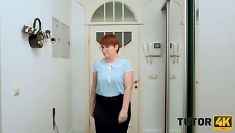 Strict Redhead Teacher Reveals Her Sensual Side In Tutor4k Video