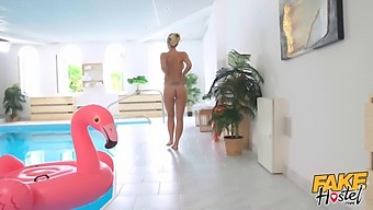 Milf Nathaly Cherie Enjoys Anal Sex With A Big Cock In The Pool