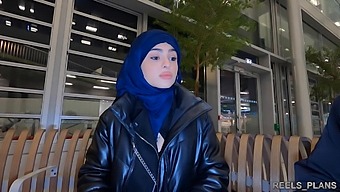 Veiled Iranian Nadja Experiences Anal Sex In Restroom And Hallway As Payment For Flight