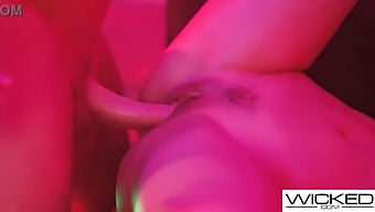 Satisfy Your Cravings With Alexis Tae In A Steamy Threesome