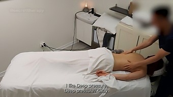 A Young Waitress Receives An Unexpected Deep Massage From A Spa Customer