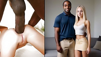 A Dark-Skinned Man Who Elongates My Lovely Spouse'S Rear End (Backside)
