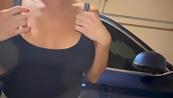 Big Natural Tits Homemade Brunette Gets Neighbor To Cum In A Cup And Drink It Up